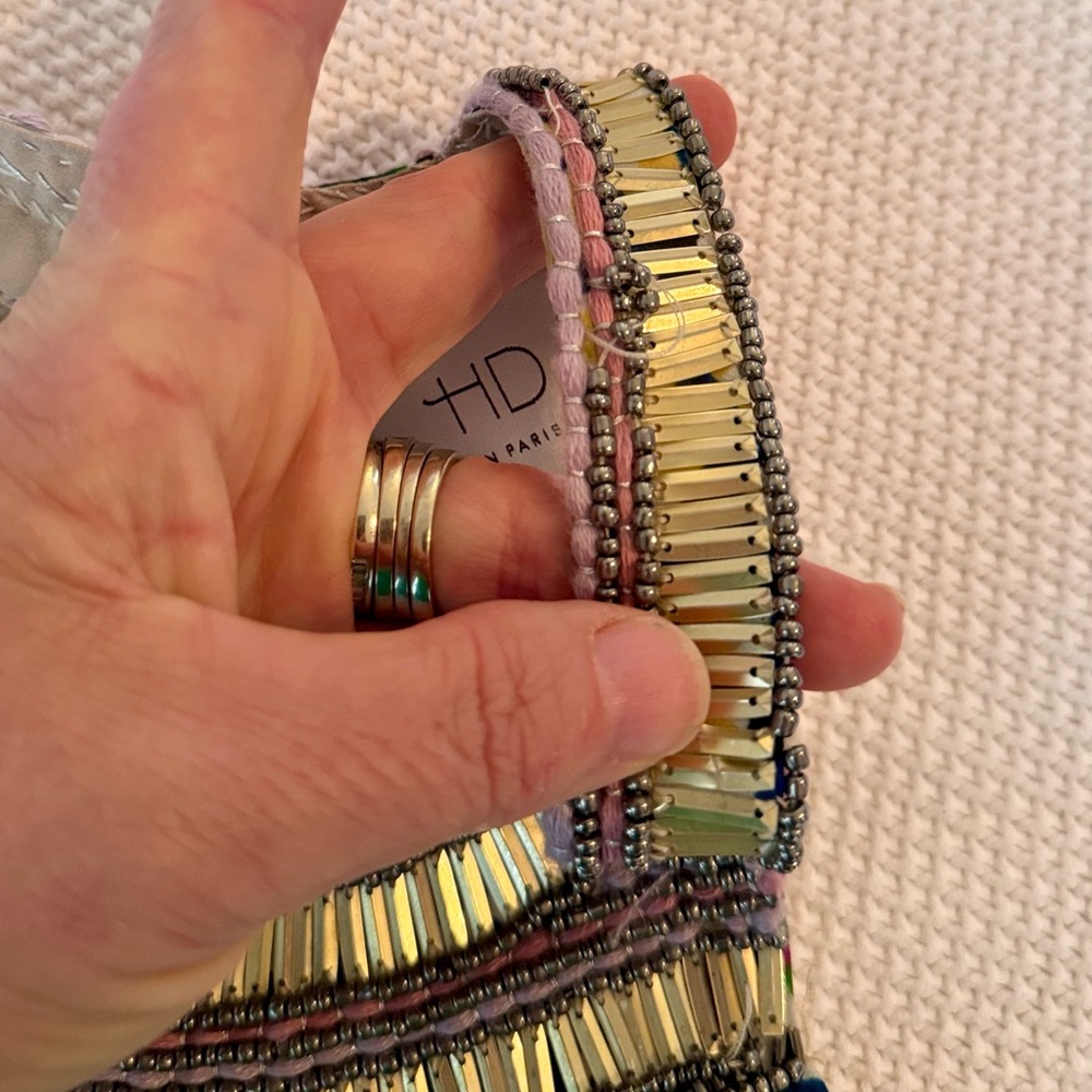 HD IN PARIS Anthropologie Mayacamas Multicolor Beaded Maxi Dress - Picture 13 of 16